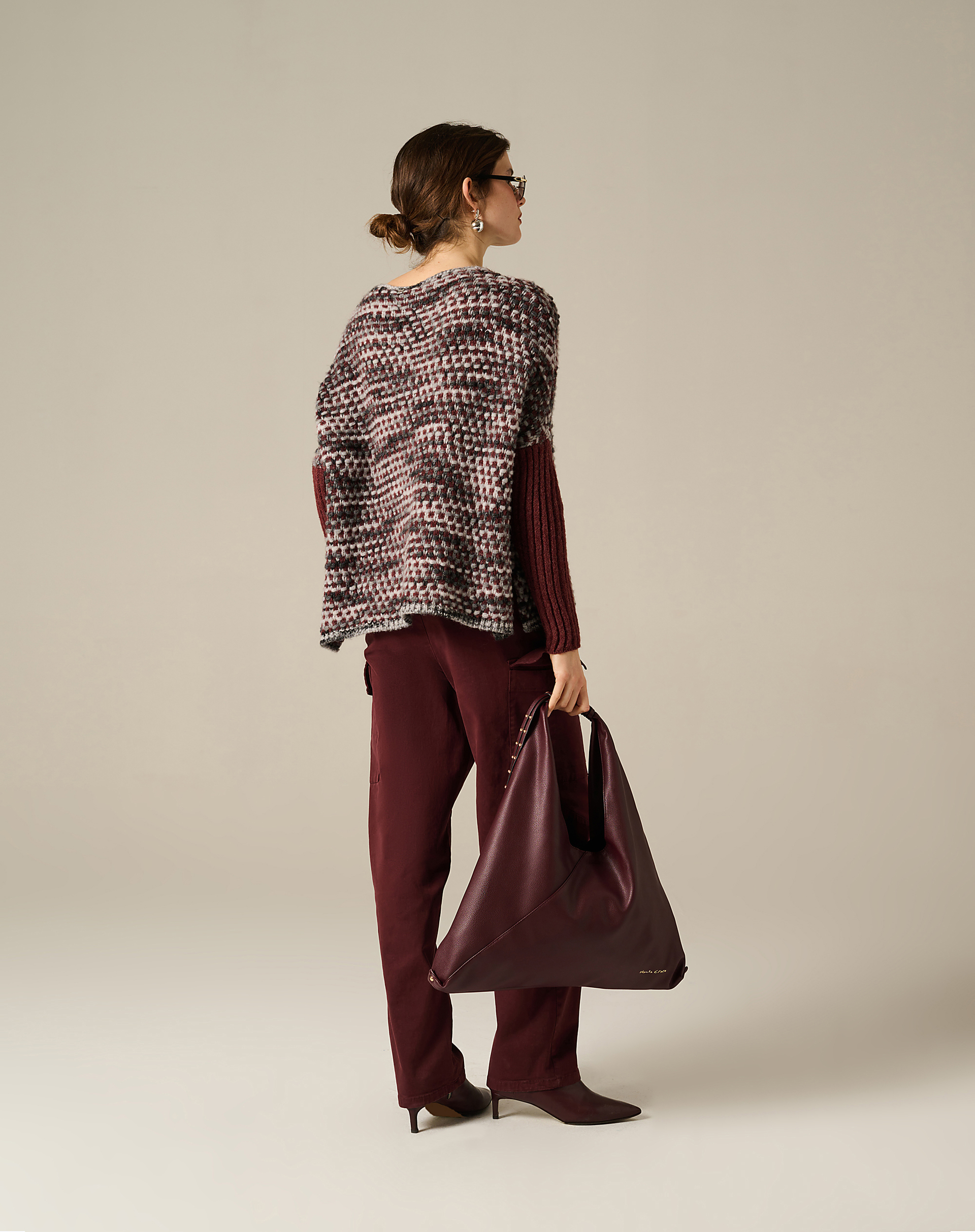 Garment-Dyed Cotton Cargo Trousers - MA646 - Manila Grace | Official Website