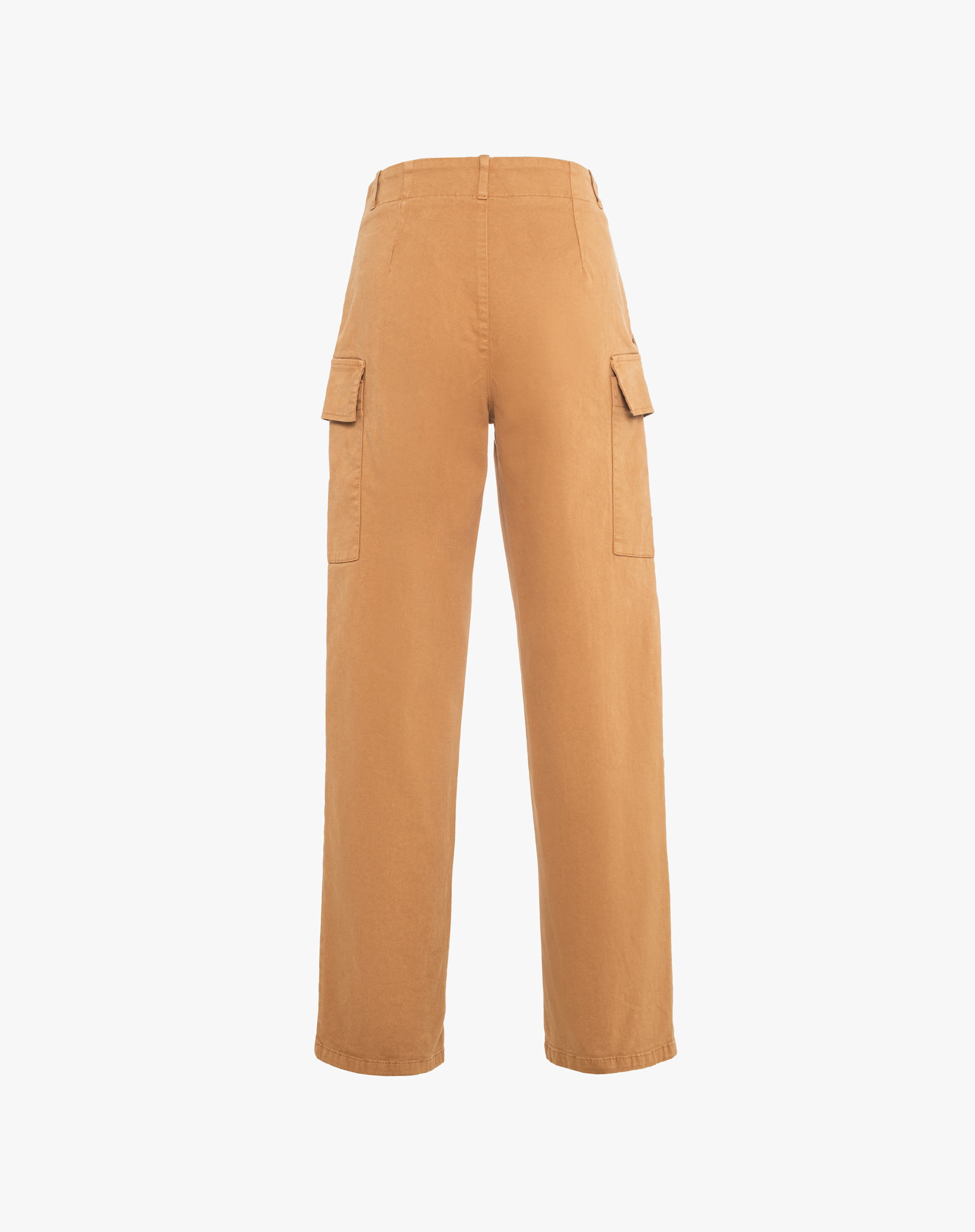 Garment-Dyed Cotton Cargo Trousers - MA652 - Manila Grace | Official Website