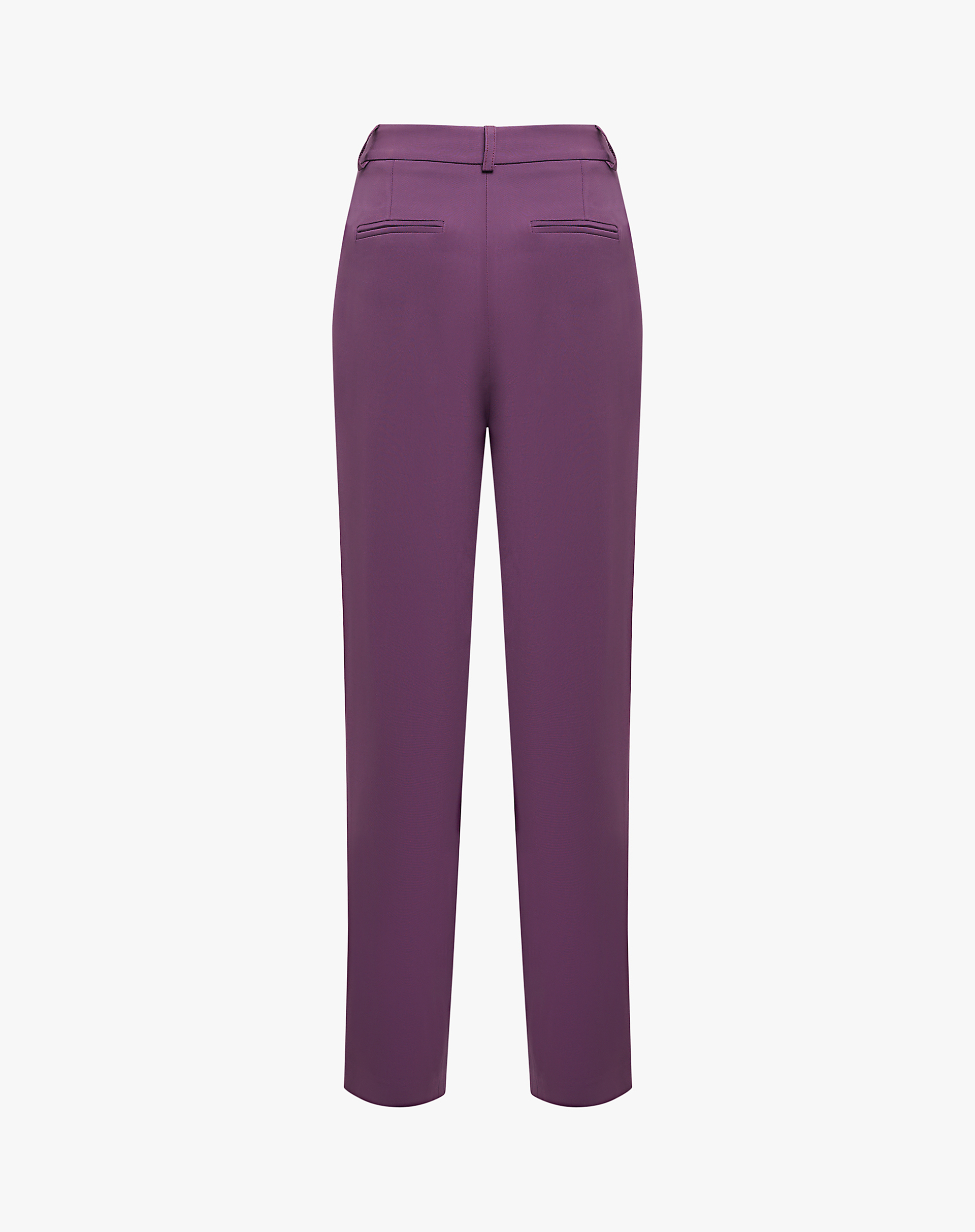 Tailored Trousers With Pleats And Belt Detail - MA648 - Manila Grace | Official Website