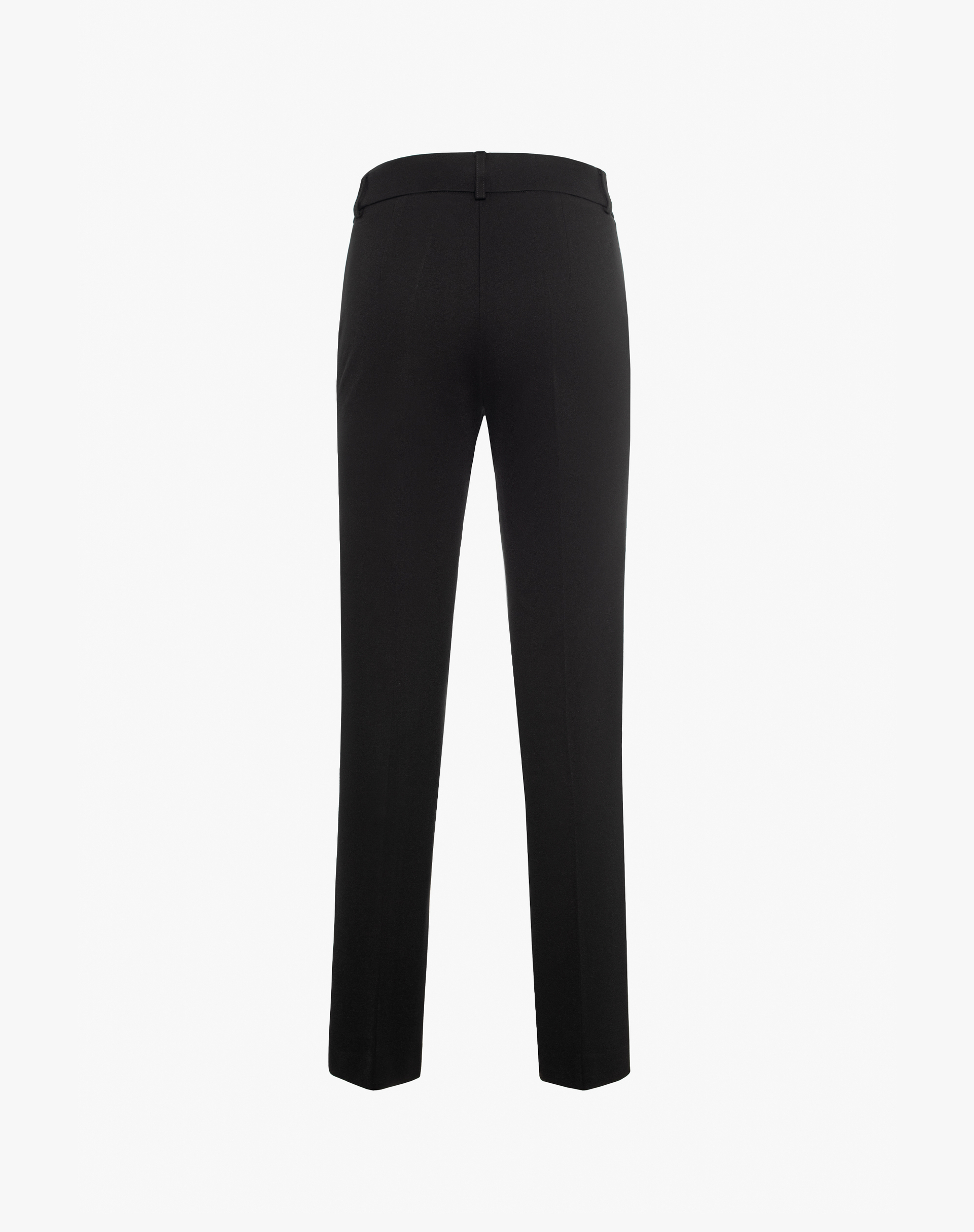 Elegant Straight Trousers - BLACK - Manila Grace | Official Website