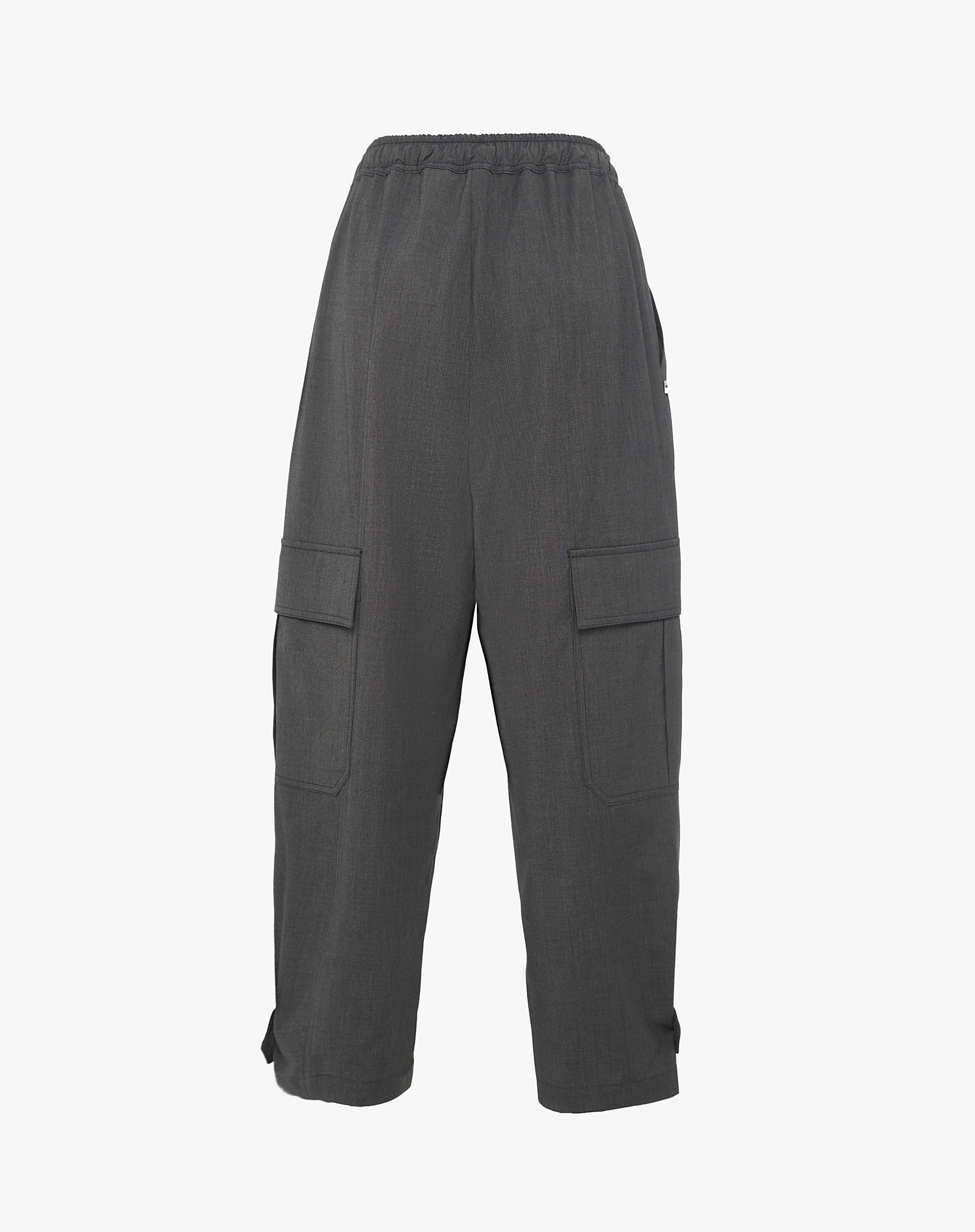 Pantaloni Cargo In Tessuto Fluido Con Coulisse - TROUSERS - Manila Grace