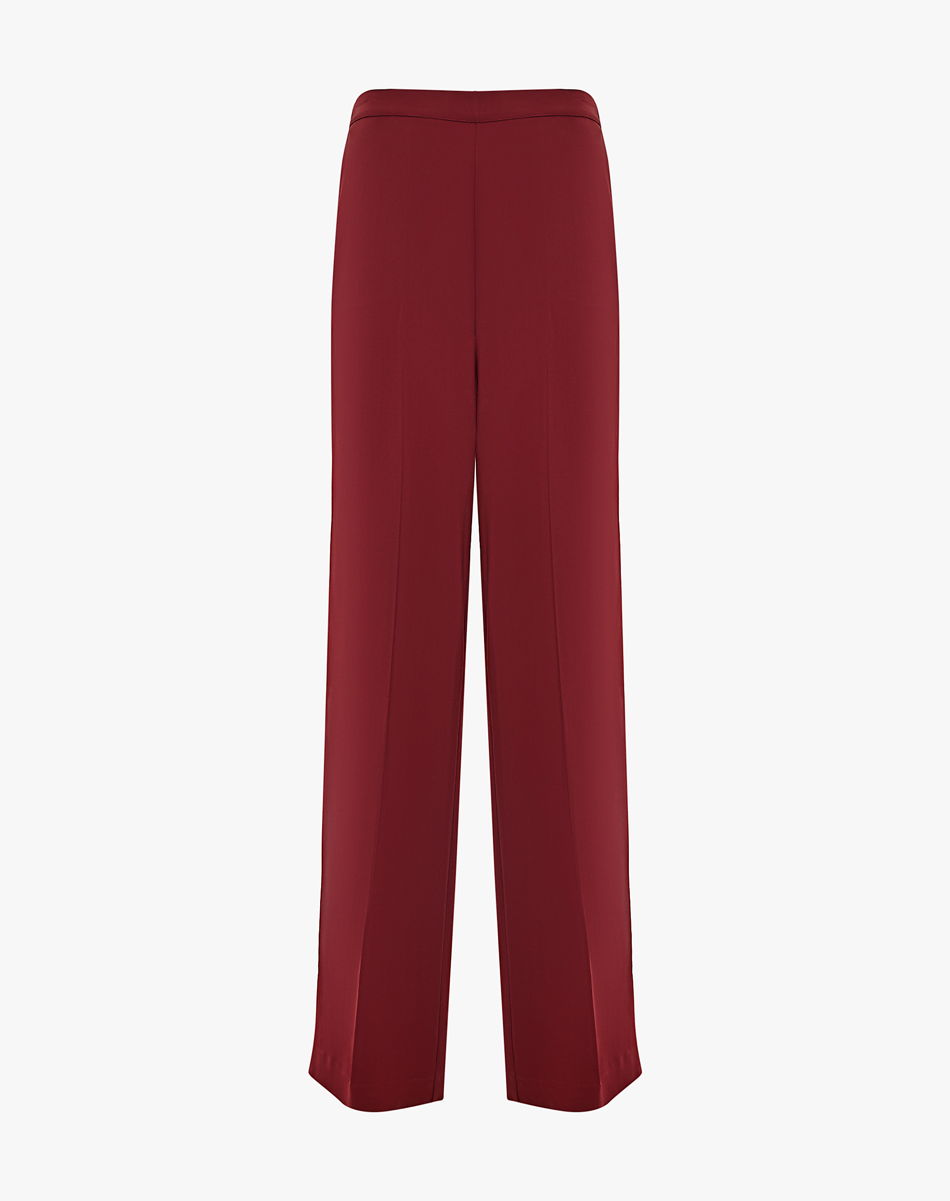 Wide-Leg Crepe Trousers - MA646 - Manila Grace | Official Website