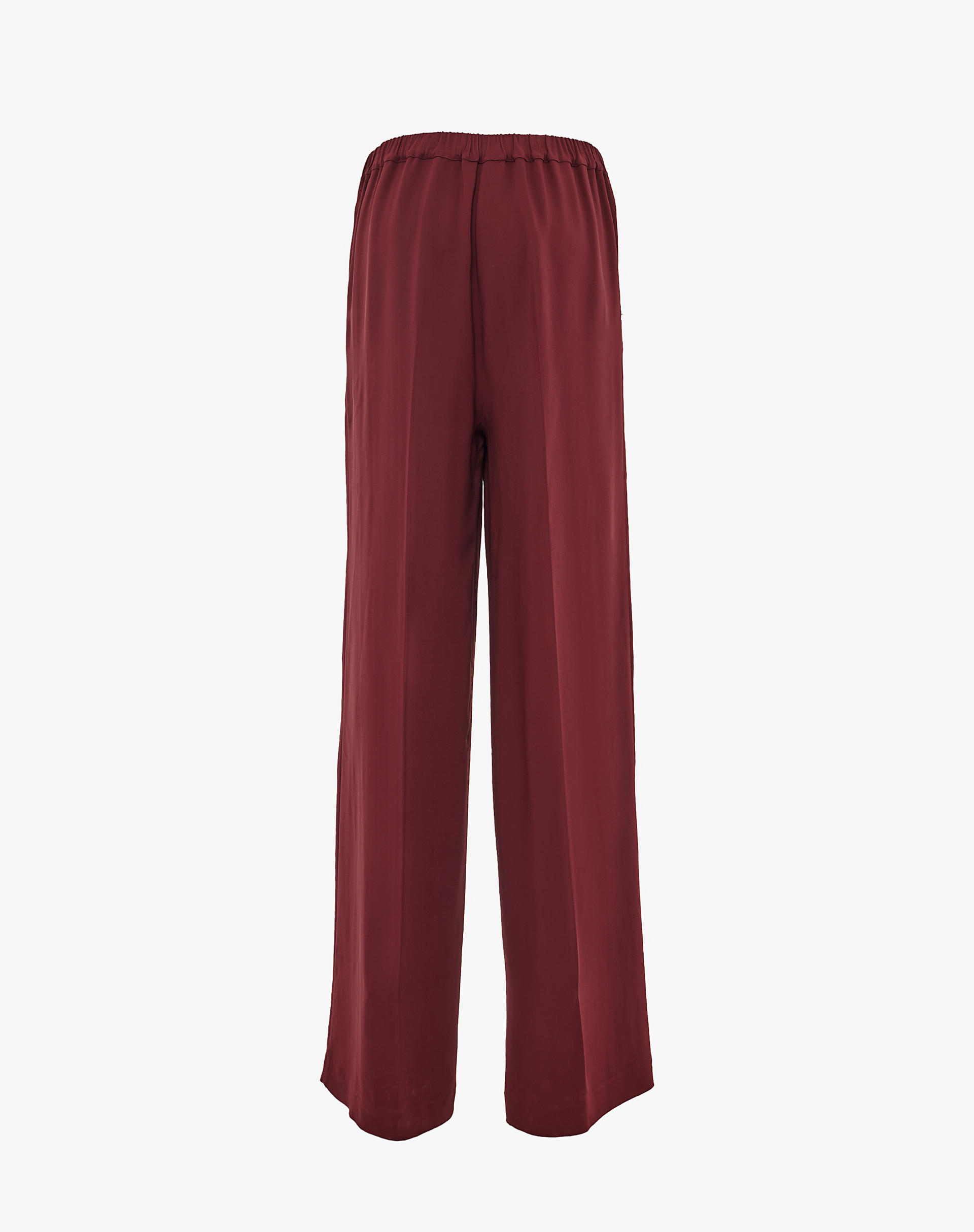 Wide-Leg Crepe Trousers - MA646 - Manila Grace | Official Website