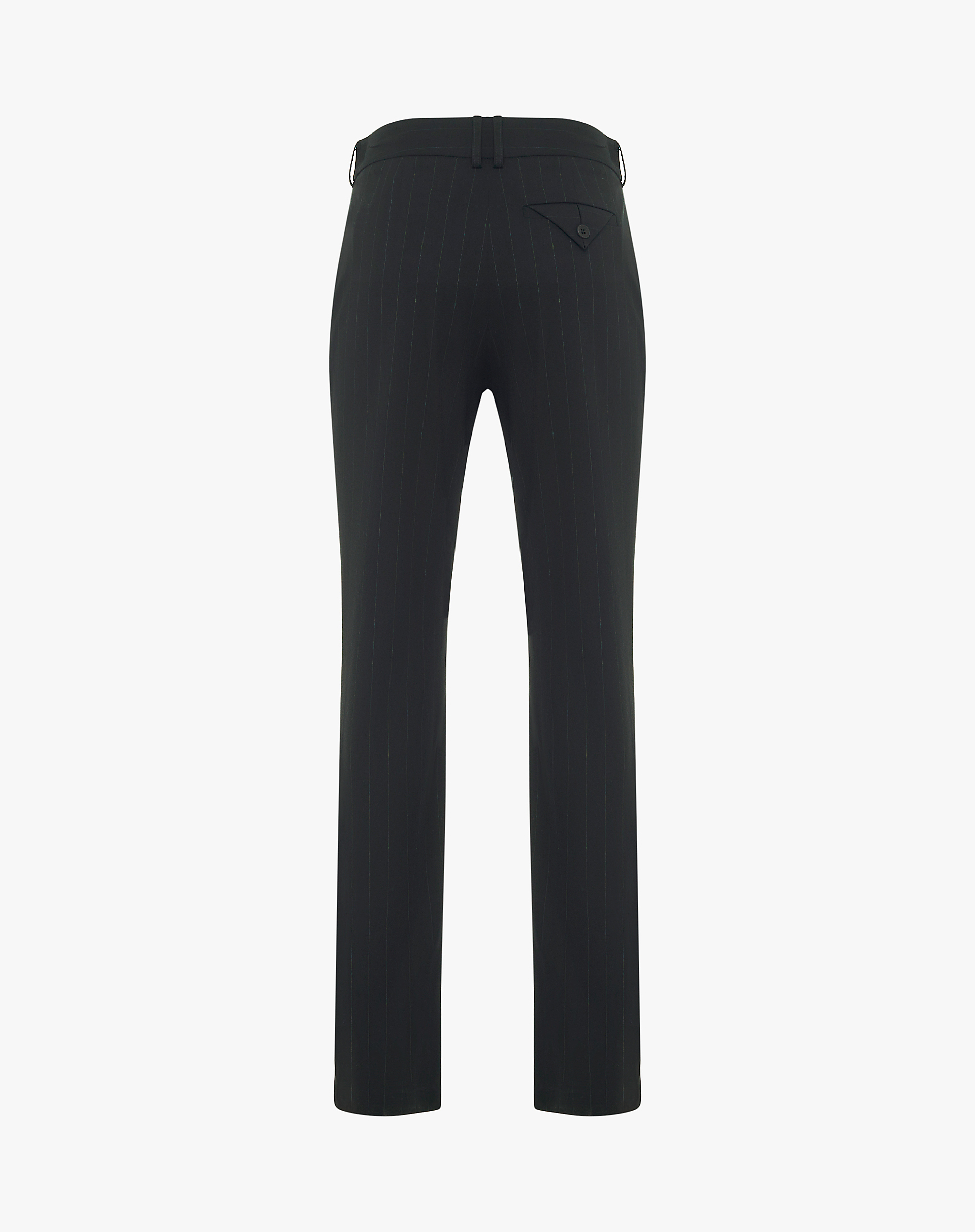 Tailored Trousers With Thin Stripes - BLACK - Manila Grace | Official Website