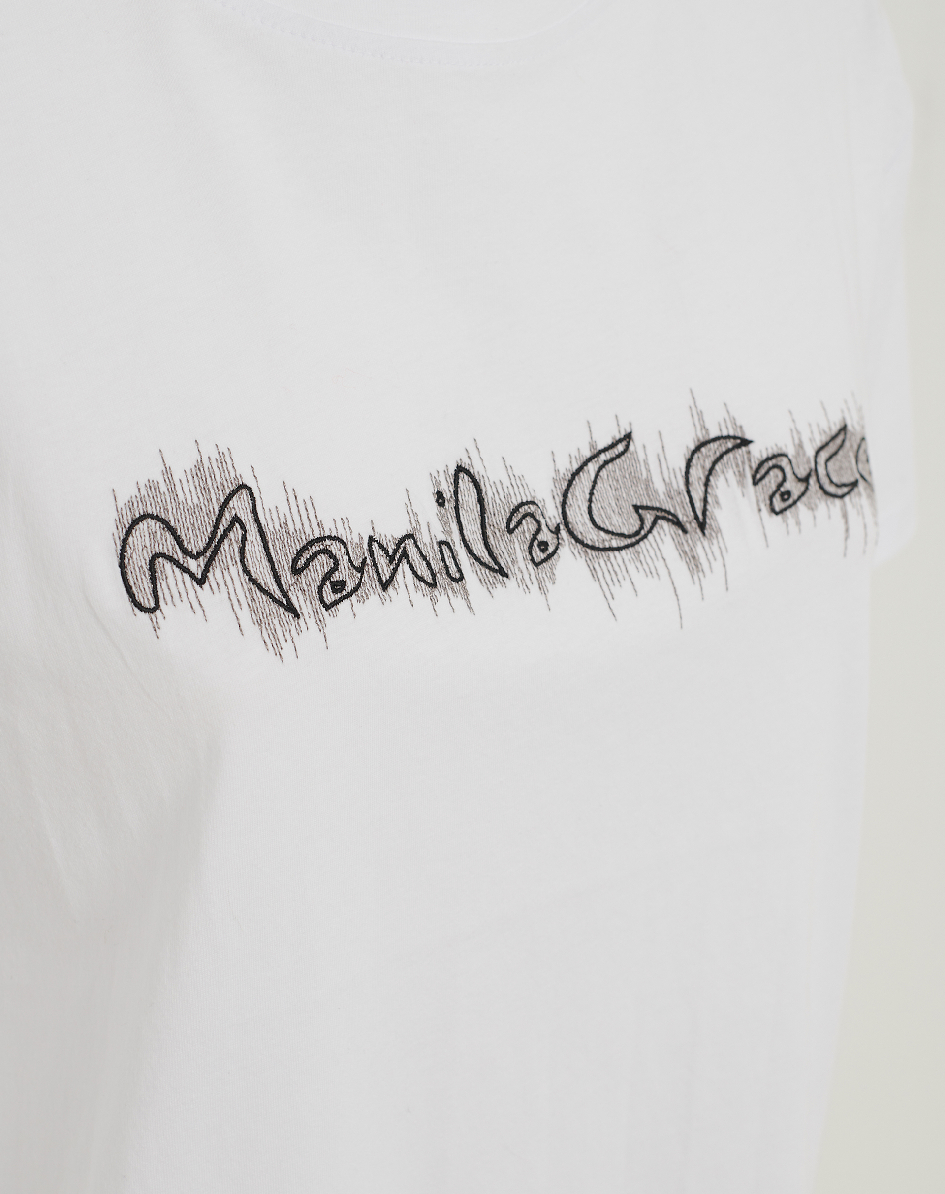 T-Shirt With Embroidered Manila Grace Logo - MA029 - Manila Grace | Official Website