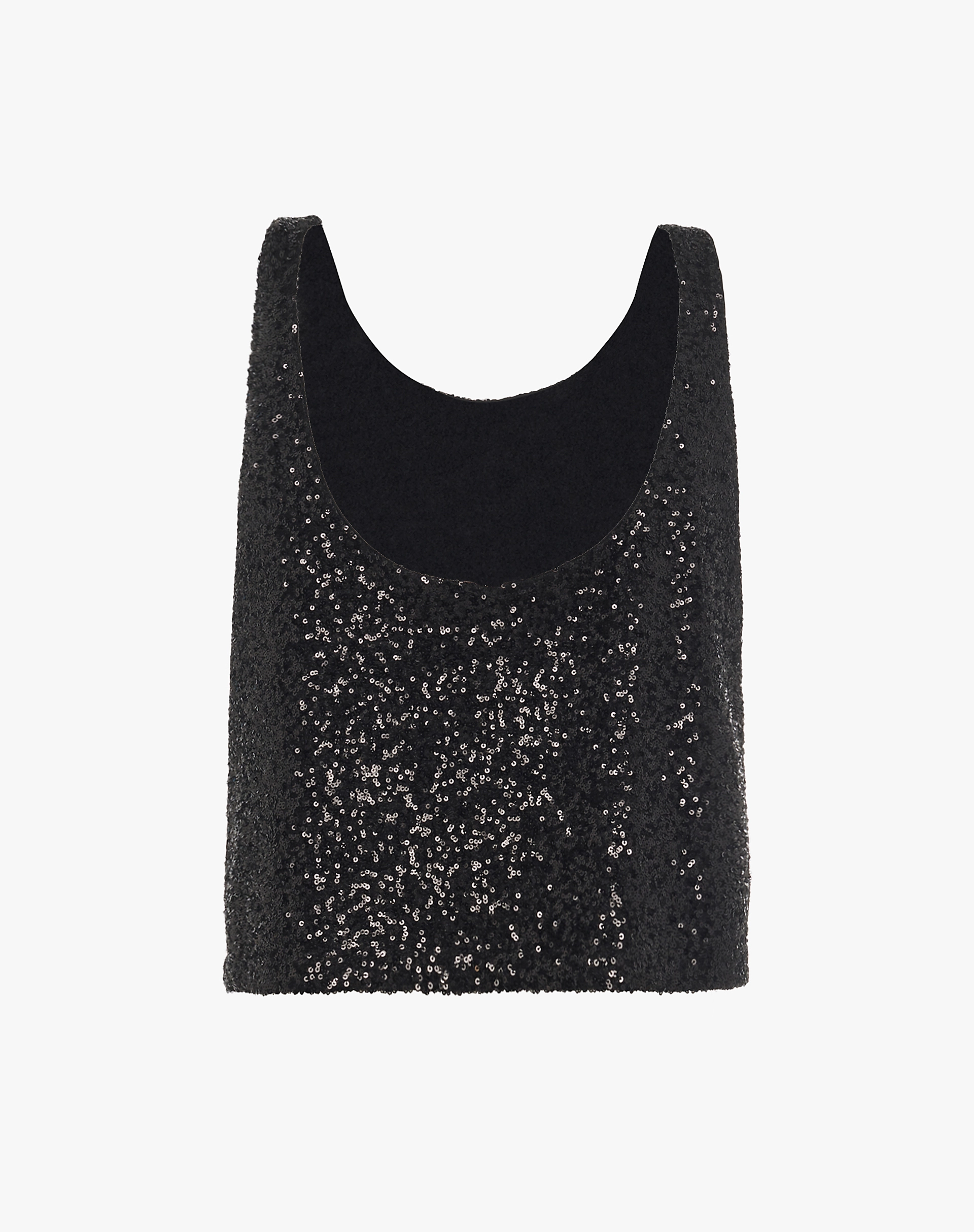 Sleeveless Sequin Top - TOPS - Manila Grace | Official Website