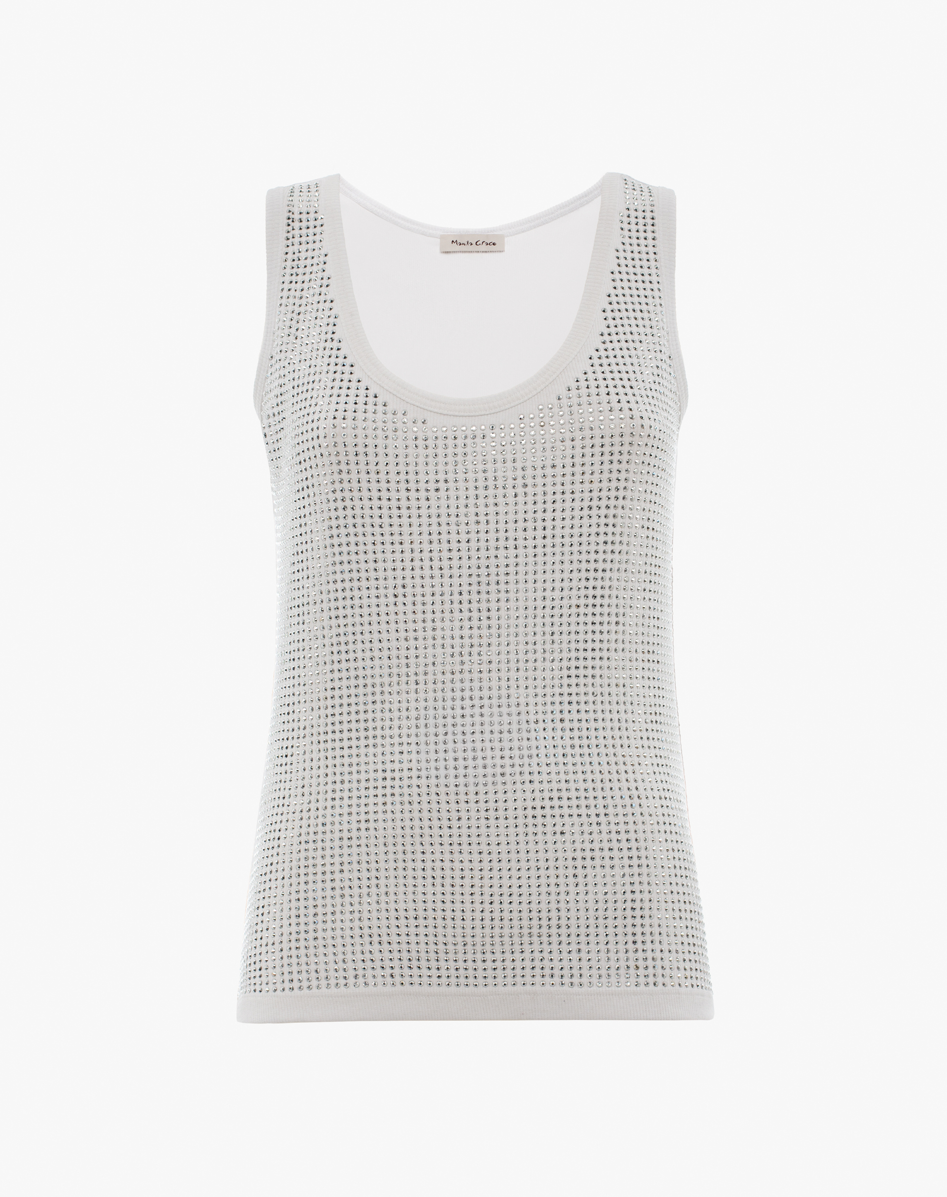 Canotta Con Micro-Paillettes - T-SHIRT E TOPS - Manila Grace