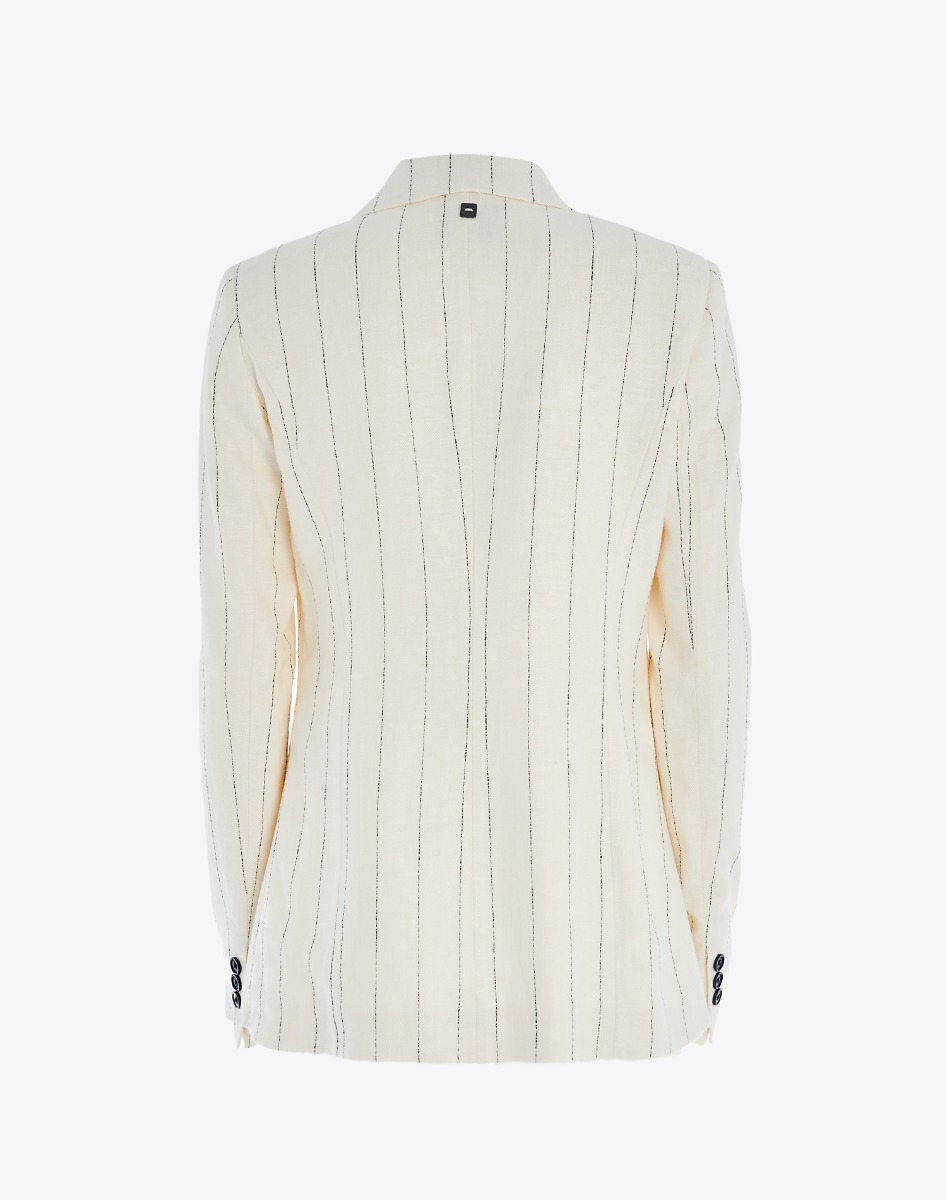 CROSSED JACKET - BUTTER - Manila Grace | Official Website