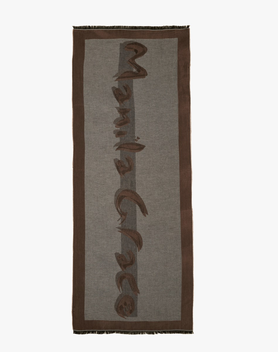Logo Box Scarf - MA642 - Manila Grace | Official Website